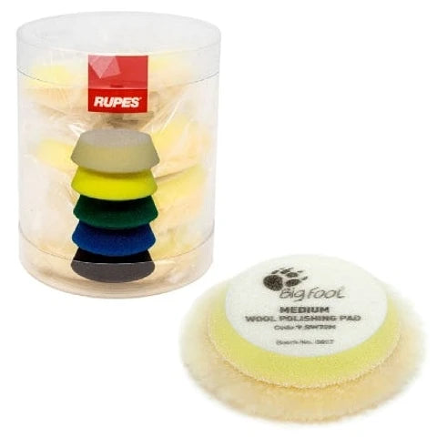 Rupes Medium Wool Pad - Pad de Lana Pulido 1/2"