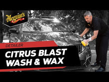 Cargar y reproducir el video en el visor de la galería, Meguiars Citrus Blast Wash & Wax 3.79 L - Shampoo para Autos