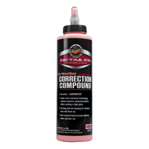 Compuesto Correttivo Meguiar's D30016 Per Lucidatrice A Doppia Azione – Formula In Microfibra, Rimuove Graffi Medi, 16 Oz (473 Ml)