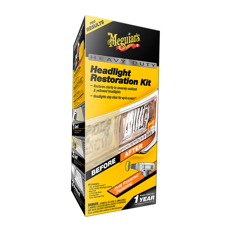 Heavy Duty Headlight Restoration Kit Meguiar's - Kit Restaurador de Focos