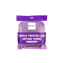 Cargar imagen en el visor de la galería, Maxshine® Purple Twisted Loop Drying Towel 600 GSM -3pcs/pack - Toalla De Microfibra Para Secado