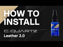 Cargar y reproducir el video en el visor de la galería, CarPro Cquartz Leather 2.0 - Sellador Cerámico para Cueros