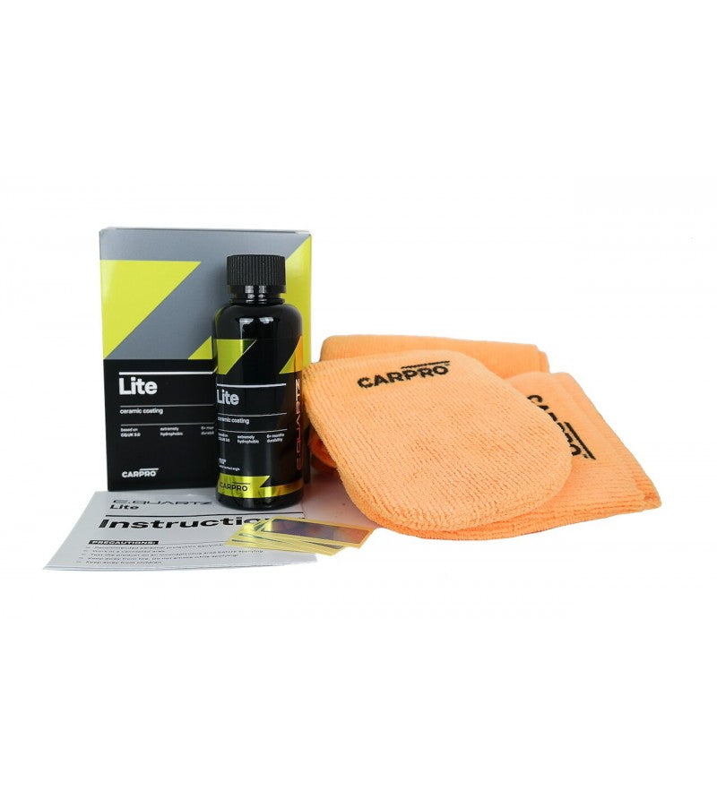 CarPro CQUARTZ Lite Kit - Sellador Cerámico para Autos 150ml