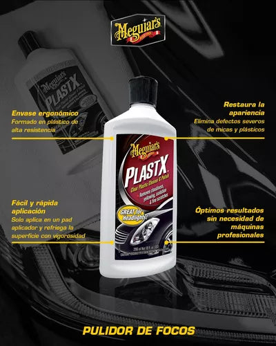 PLAST-X Meguiars - Pulidor de Plásticos  296ml