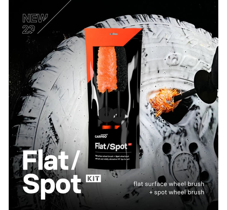 CarPro Flat/Spot KIT - Cepillos para Llantas