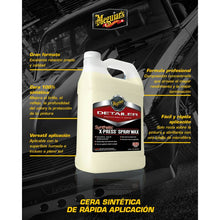 Cargar imagen en el visor de la galería, Meguiars Synthetic X-Press Spray Wax 3.78L - Cera Para Autos Profesional
