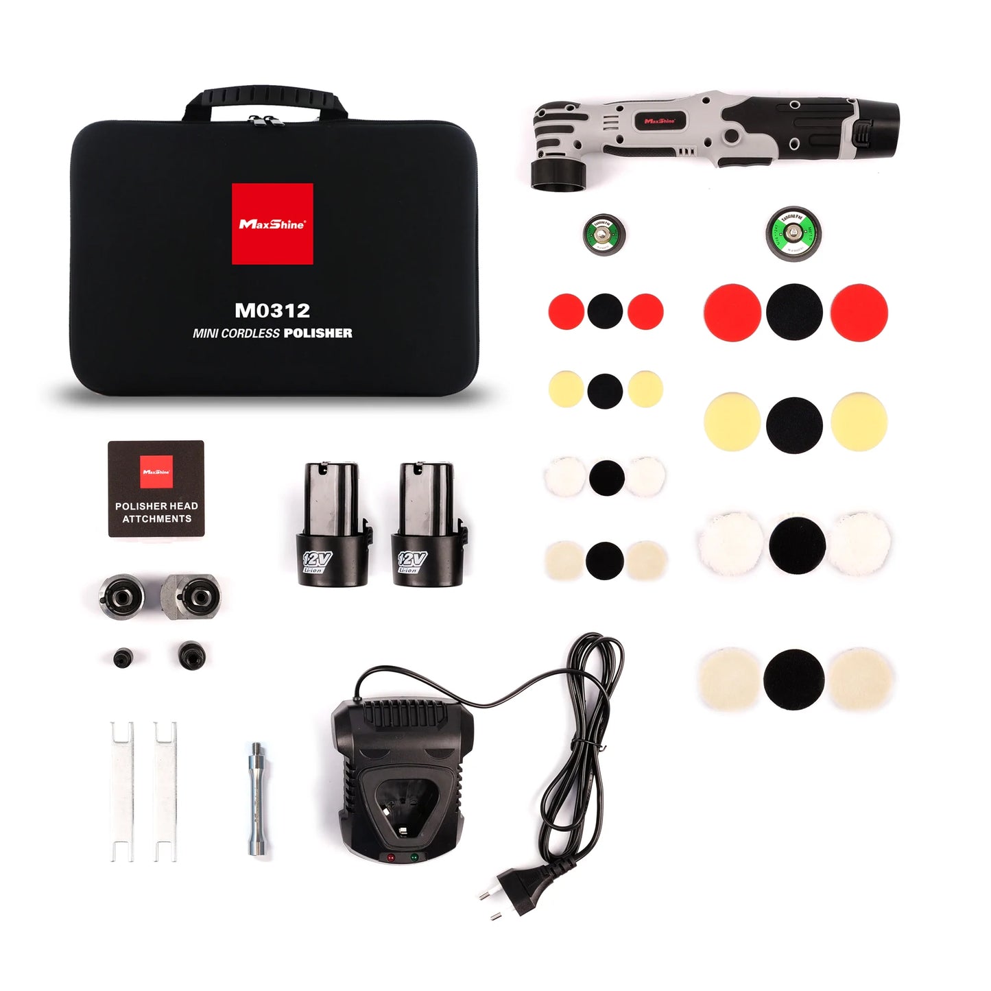 MAXSHINE Mini Cordless Polisher 1,5” y 2” - Maquina Pulidora Inalámbrica