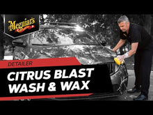 Cargar y reproducir el video en el visor de la galería, Meguiars Citrus Blast Wash &amp; Wax 3.79 L - Shampoo para Autos
