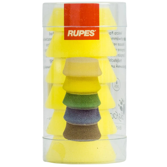 Rupes 1'' Yellow Fine Foam 6 Pack