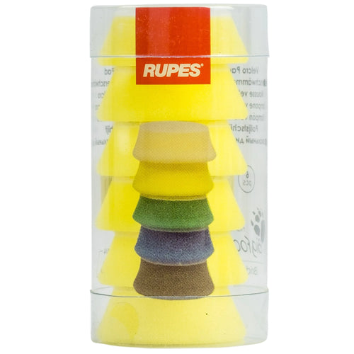 Rupes 1'' Yellow Fine Foam 6 Pack