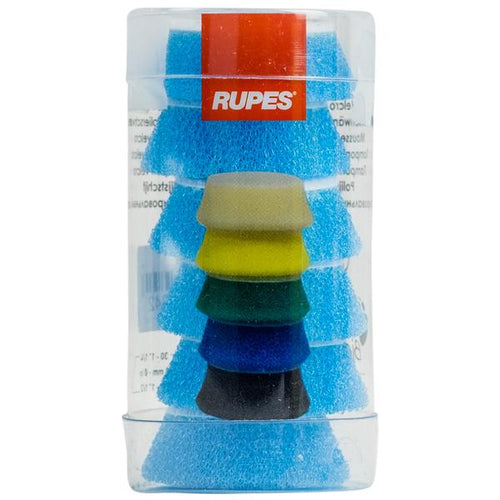 Rupes 1'' Blue Coarse Foam 6 Pack