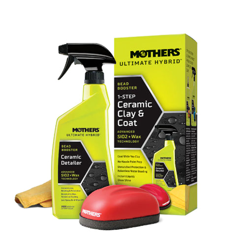 Mothers® Ultimate Hybrid® 1-Step Ceramic Clay & Coat - Quick Detailer Cerámico