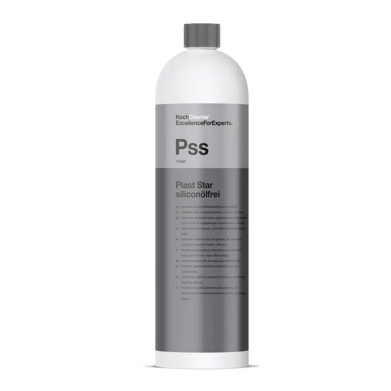 Koch Chemie Plast Star Siliconoelfrei PSS 1L - Acondicionador de Gomas y Plásticos Exteriores