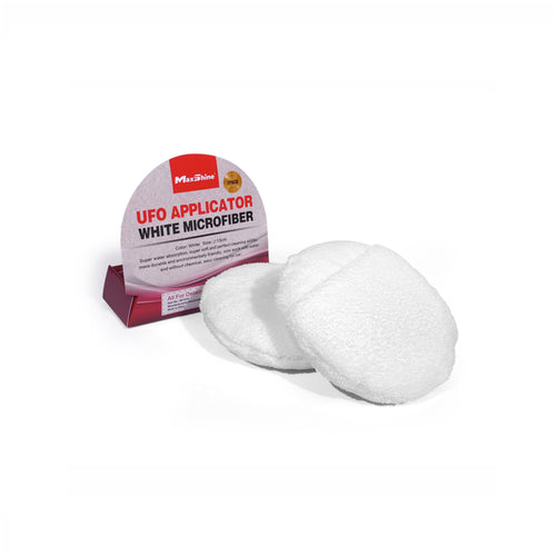 Aplicadores De Microfibra Maxshine® UFO Applicator White Microfiber