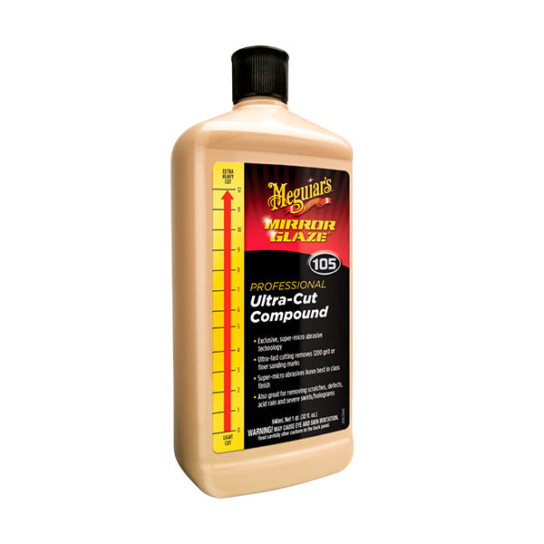 Compuesto de Corrección Meguiar's® M105 Mirror Glaze Ultra-Cut Compound 946 ML
