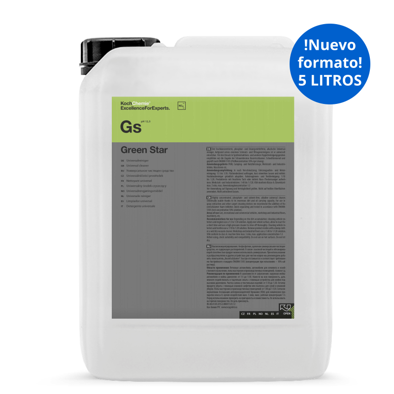 Green Star GS  APC Koch Chemie - Limpiador Multipropósito 5 litros