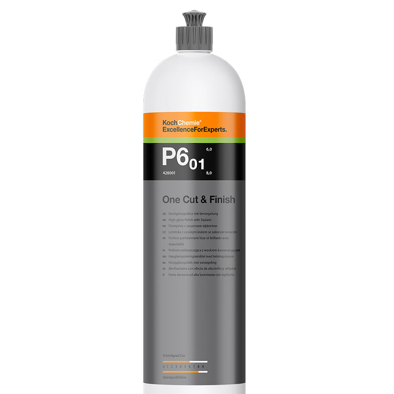 Koch Chemie One Cut & Finish P6.01 - Compuesto Pulidor y Sellador en un Solo Paso