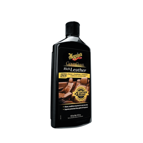 Limpiador de Cueros en Crema Gold Class - Meguiars Gold Class Rich Leather 414ml
