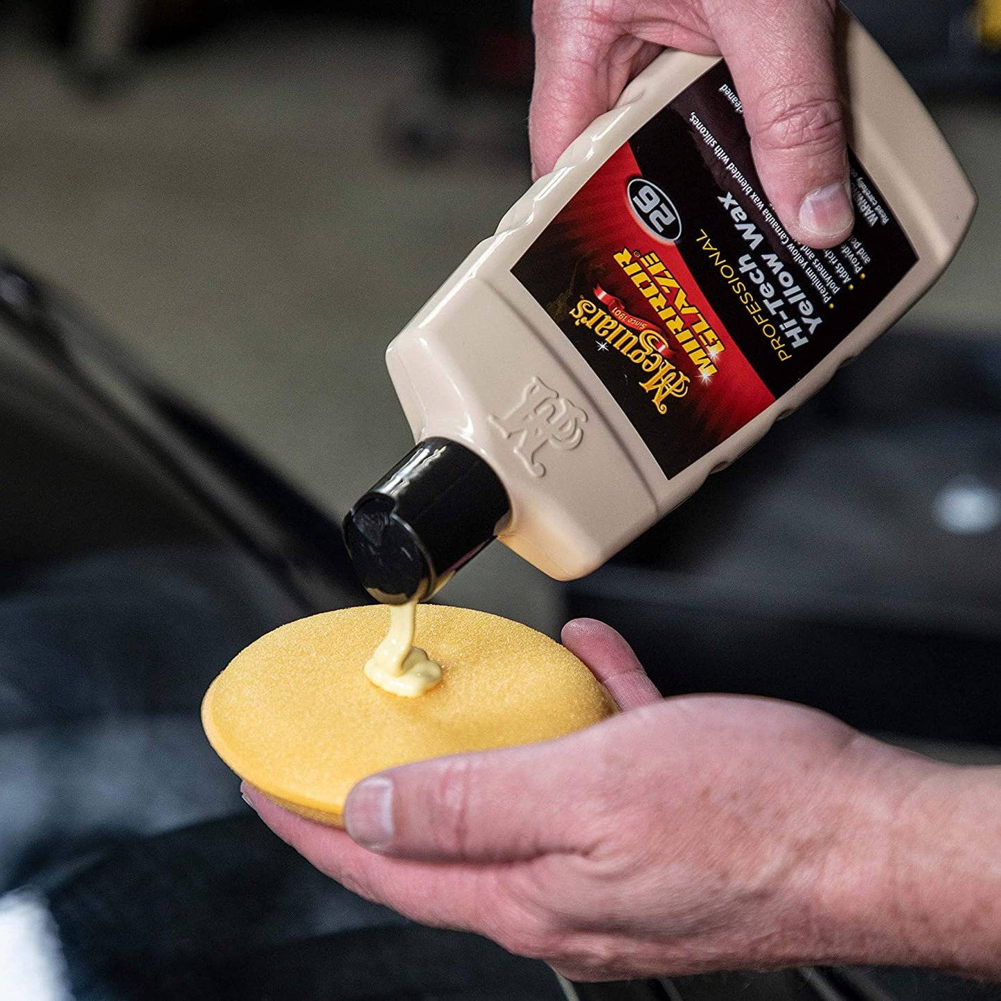 Meguiar's Hi-Tech Yellow Wax Mirror Glaze - Cera Para Autos Profesional