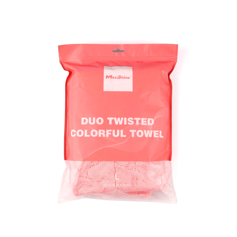 Maxshine Duo Twisted Colorful Towel 1200 GSM  - Toalla De Microfibra Para Secado
