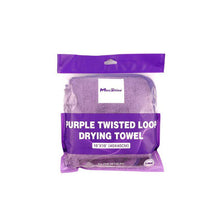 Cargar imagen en el visor de la galería, Maxshine® Purple Twisted Loop Drying Towel  600 GSM -3pcs/pack - Toalla De Microfibra Para Secado
