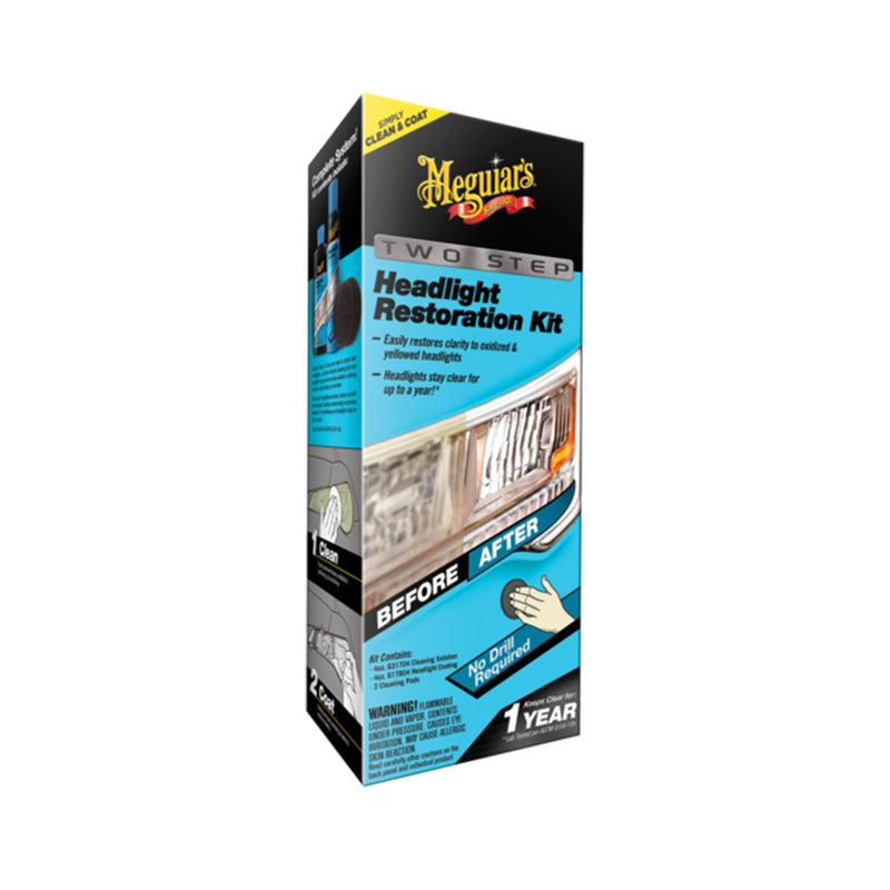 Meguiar's® Headlight Restoration Two Step Kit - Kit Restaurador de Focos