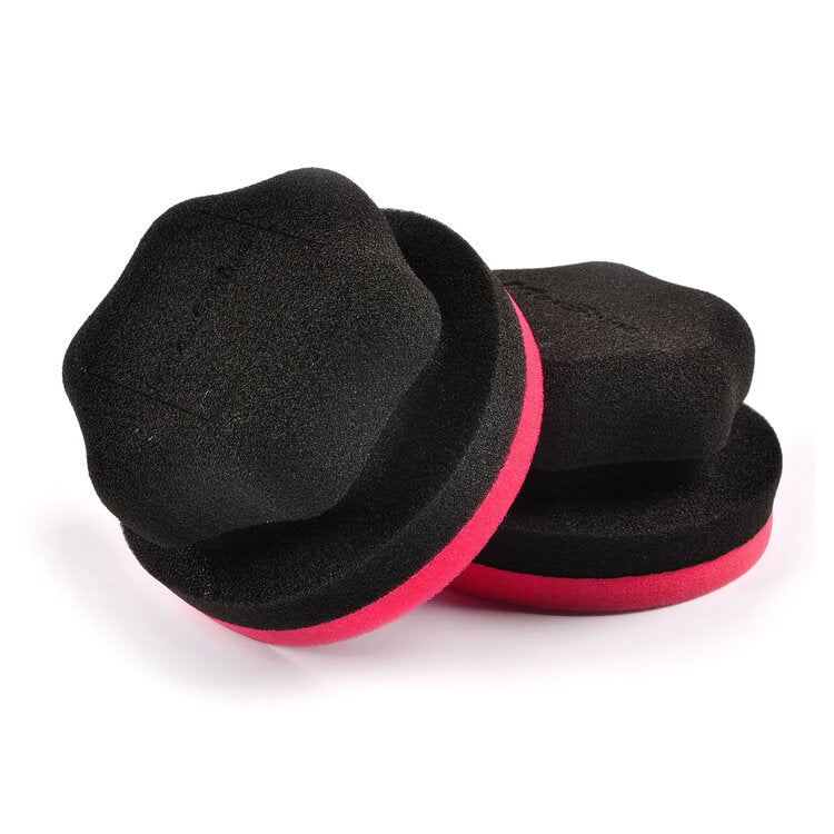 Maxshine® Aplicador para Cera - Red Hex Grip Car Wax Foam Applicator