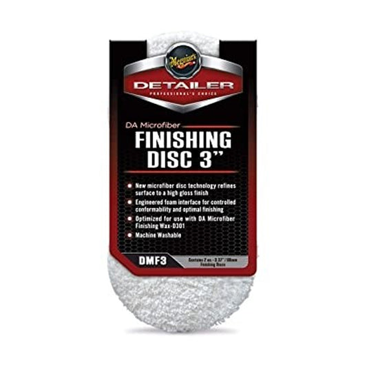 Pad Microfibra de Refinado Meguiar’s® DA Microfiber Finishing Disc 3" - Pack 2 und.