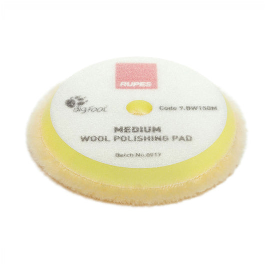 Rupes DA Medium Wool Polishing Pad - Pad de Lana Corte Medio 3/ 5/ 6"