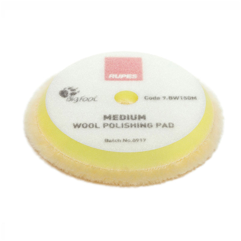 Rupes DA Medium Wool Polishing Pad - Pad de Lana Corte Medio 3/ 5/ 6