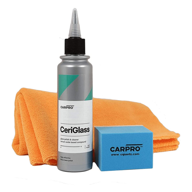 CarPro CeriGlass 150 ml / KIT- Pulimento para Vidrios