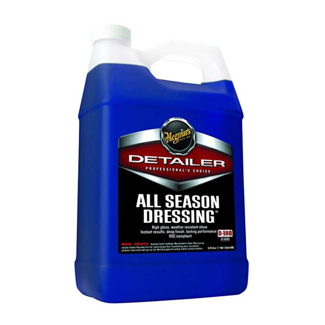 Meguiar's All Season Dressing 3.78Ltrs - Renovador de Gomas y Plásticos Automotriz 